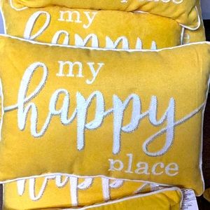 My happy place pillow